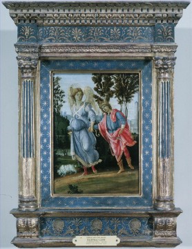 Tobías y el ángel Christian Filippino Lippi Pinturas al óleo